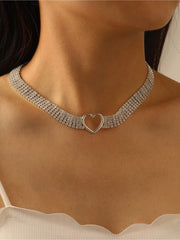 Modern Geometric Zinc Alloy 1 Pair Pendant Necklace 