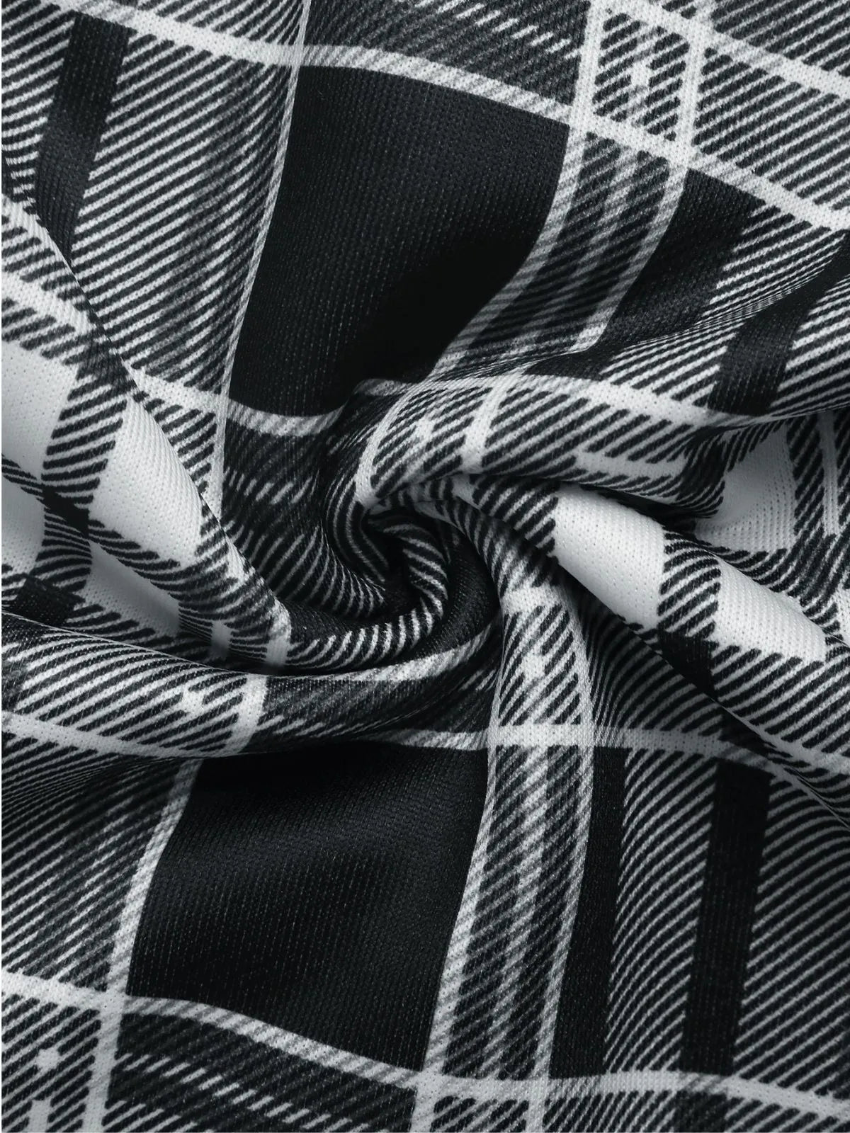 Casual Plaid Pocket High Rise Palazzo Pants