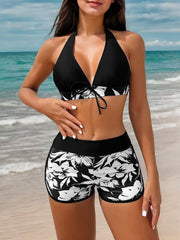 Plants Low Rise Halter Bikini