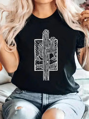 Plants Round Neck T-shirt