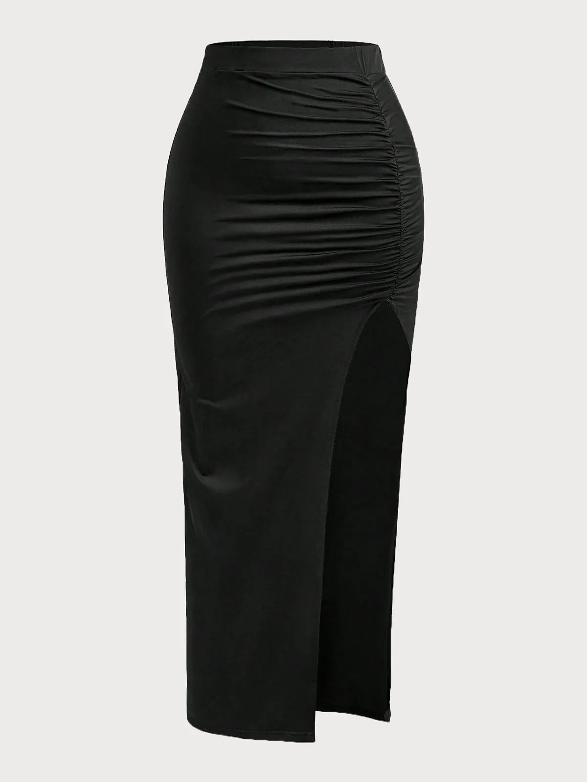 Plus Size High Rise Skirt