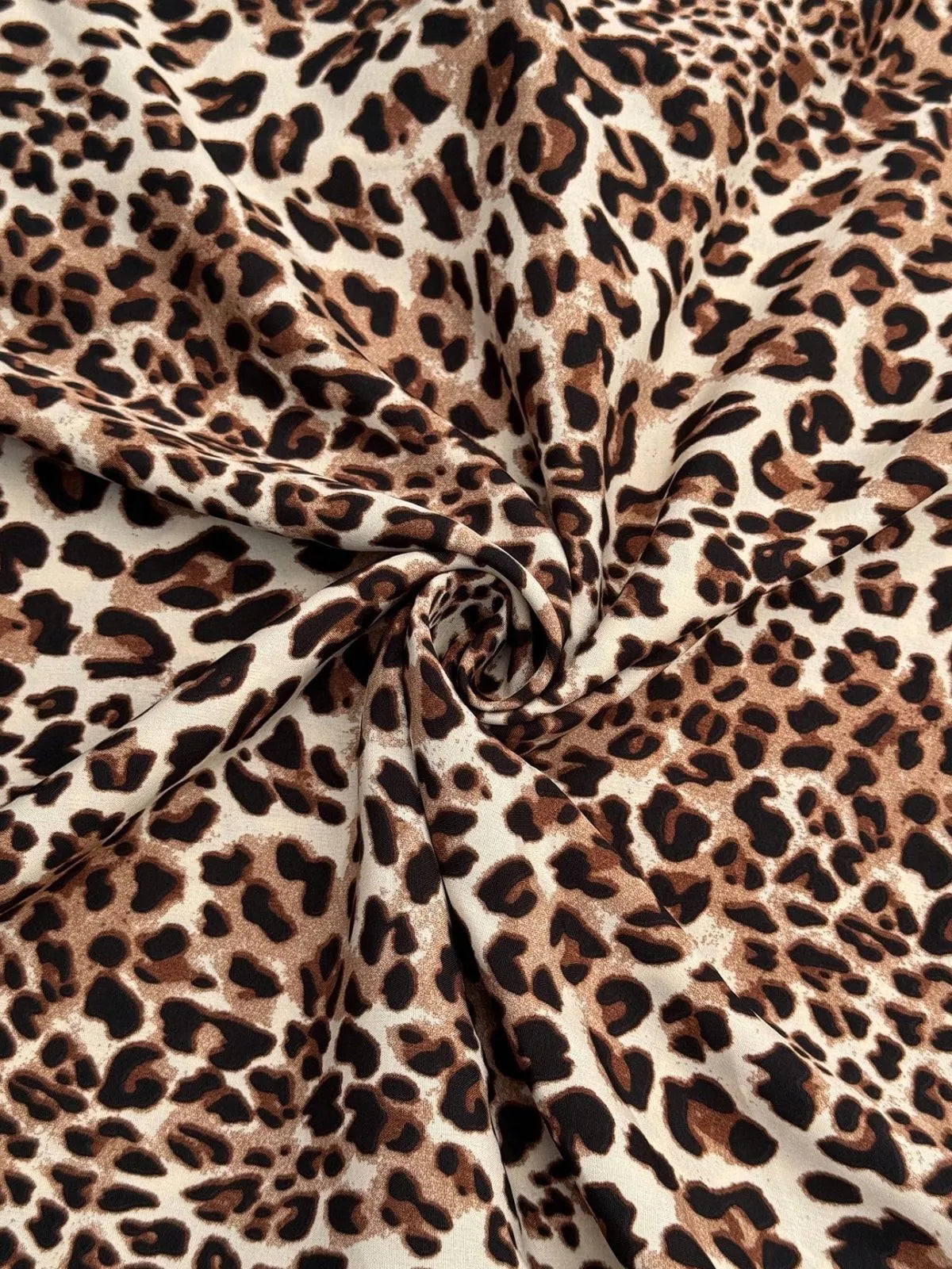 Plus Size Leopard Batwing Sleeve T-shirt & Vintage Pants
