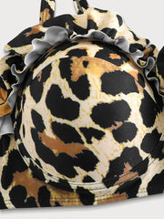 Plus Size Leopard Bikini Top