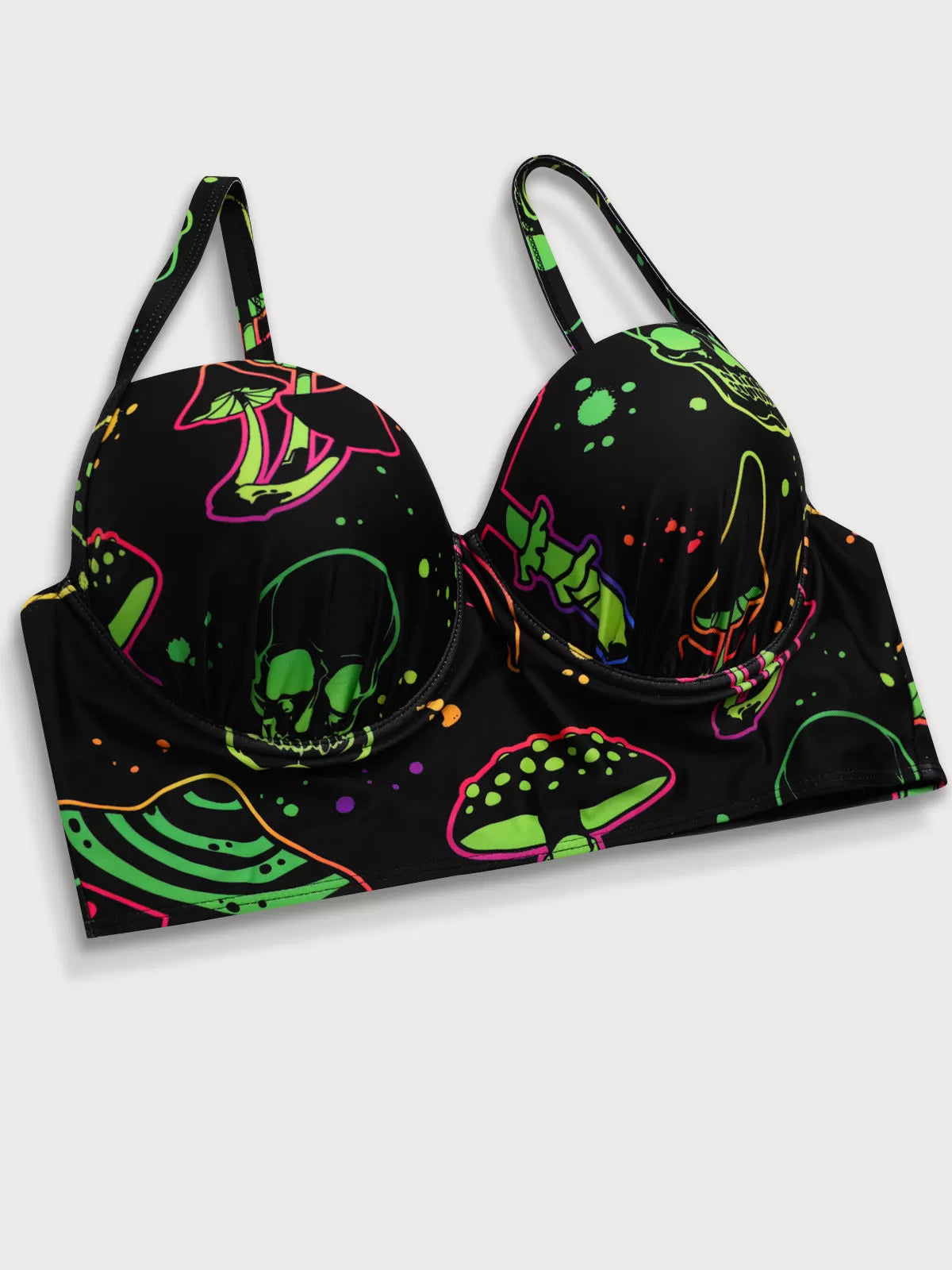 Plus Size Skeleton High Rise Bikini