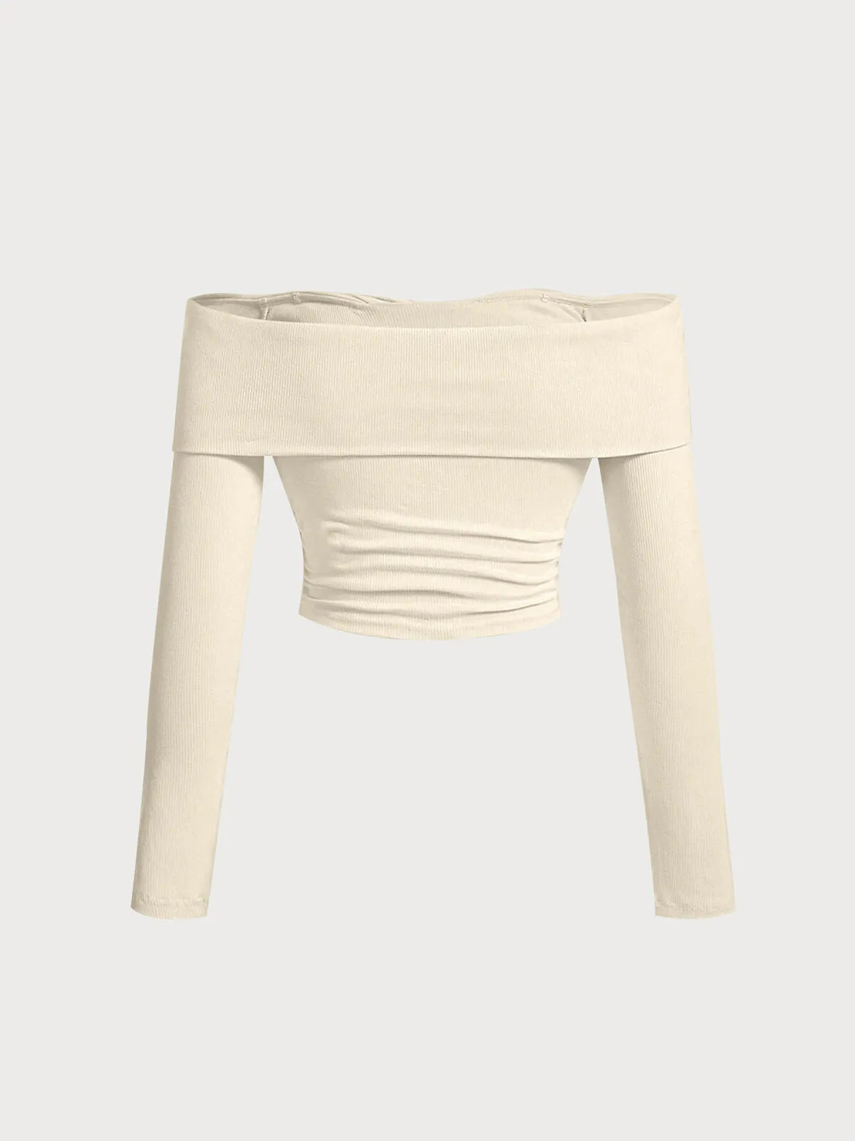 Plus Size Solid Off Shoulder Cold Shoulder Regular T-shirt