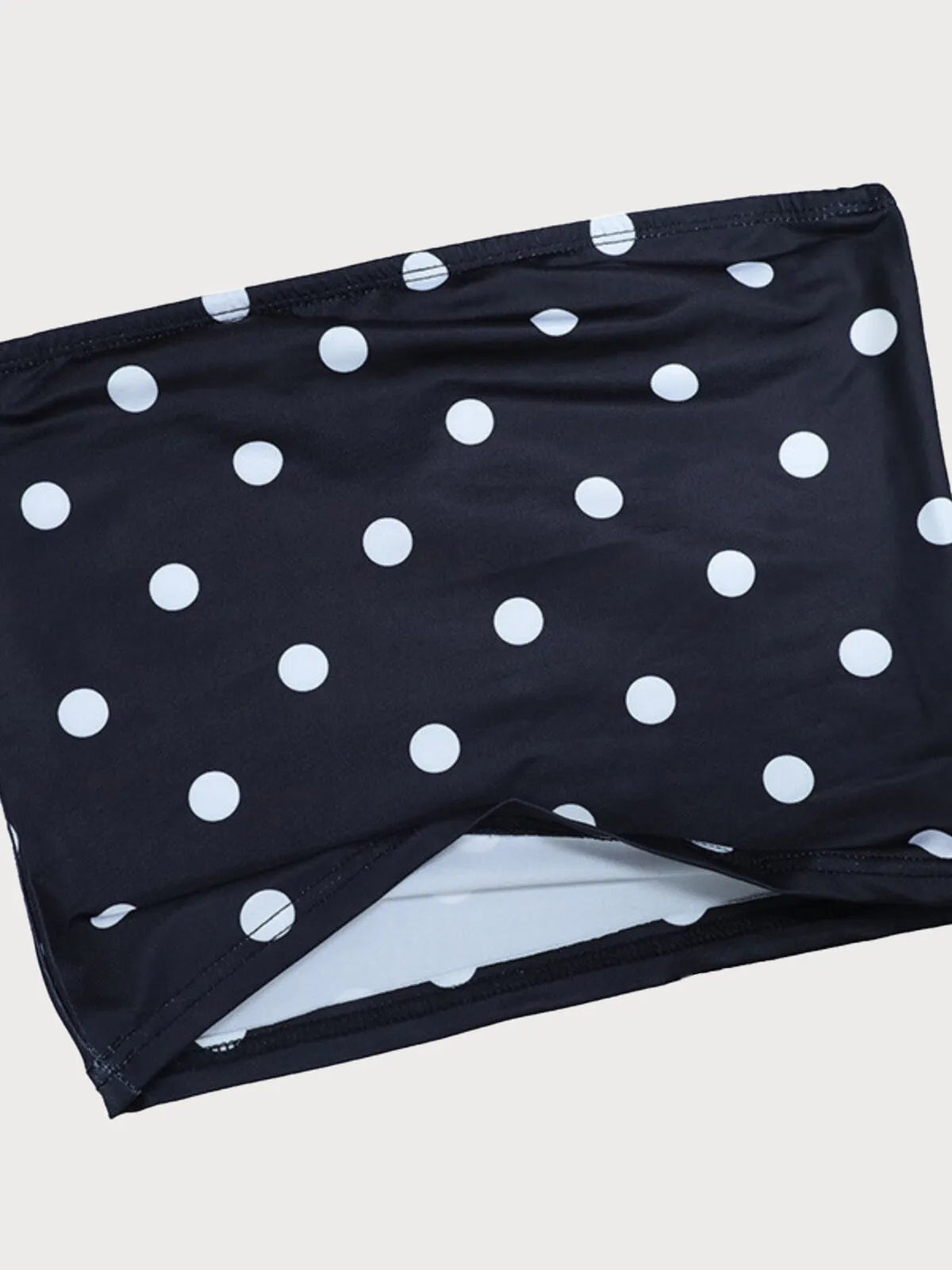 Polka Dots Retro Strapless Bandeau & Polka Dots BOdycon Skirt