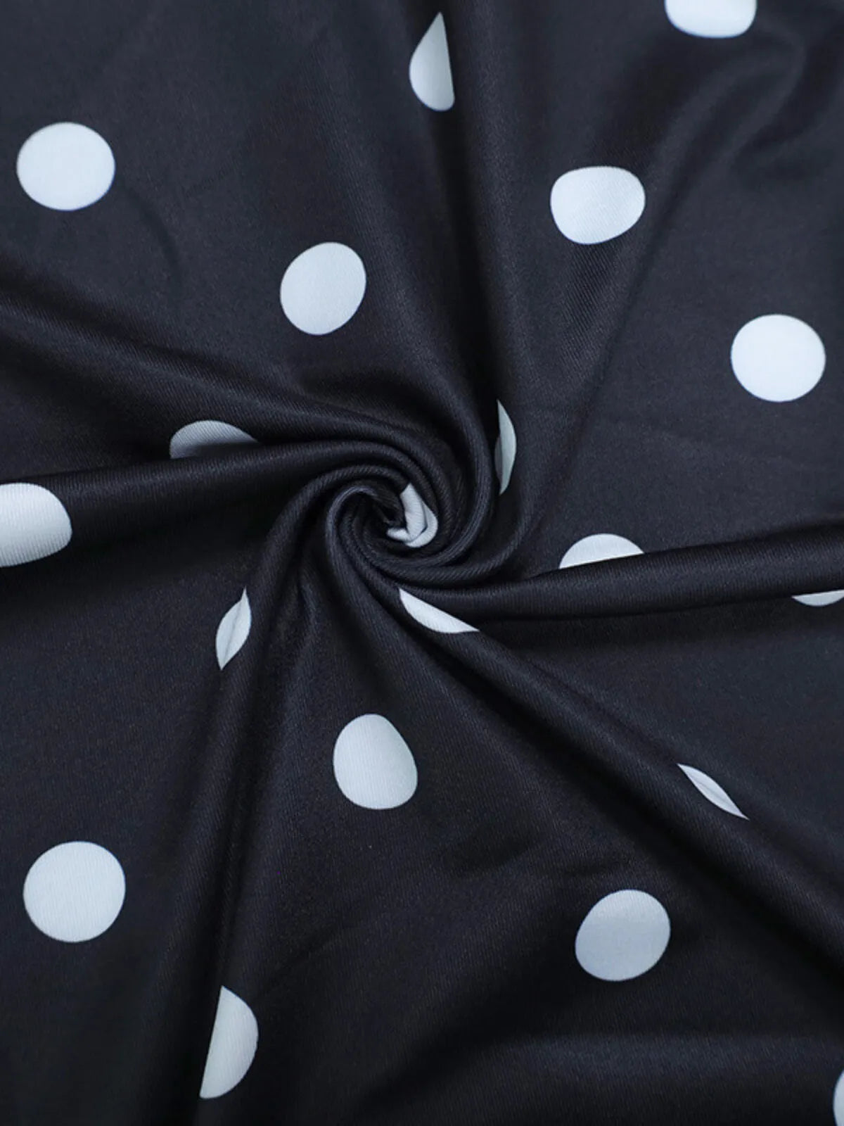 Polka Dots Retro Strapless Bandeau & Polka Dots BOdycon Skirt