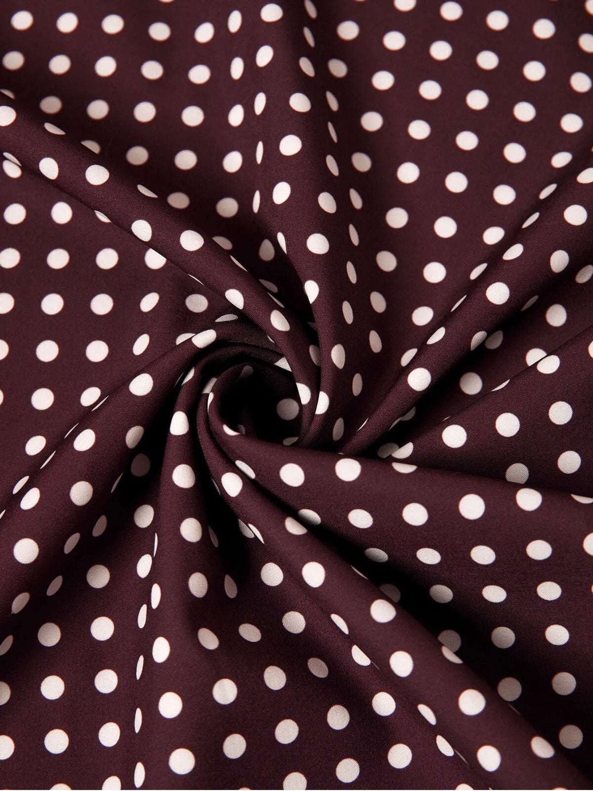 Polka Dots Spaghetti Strap Tie Back Backless Chiffon Fit and Flare Dress