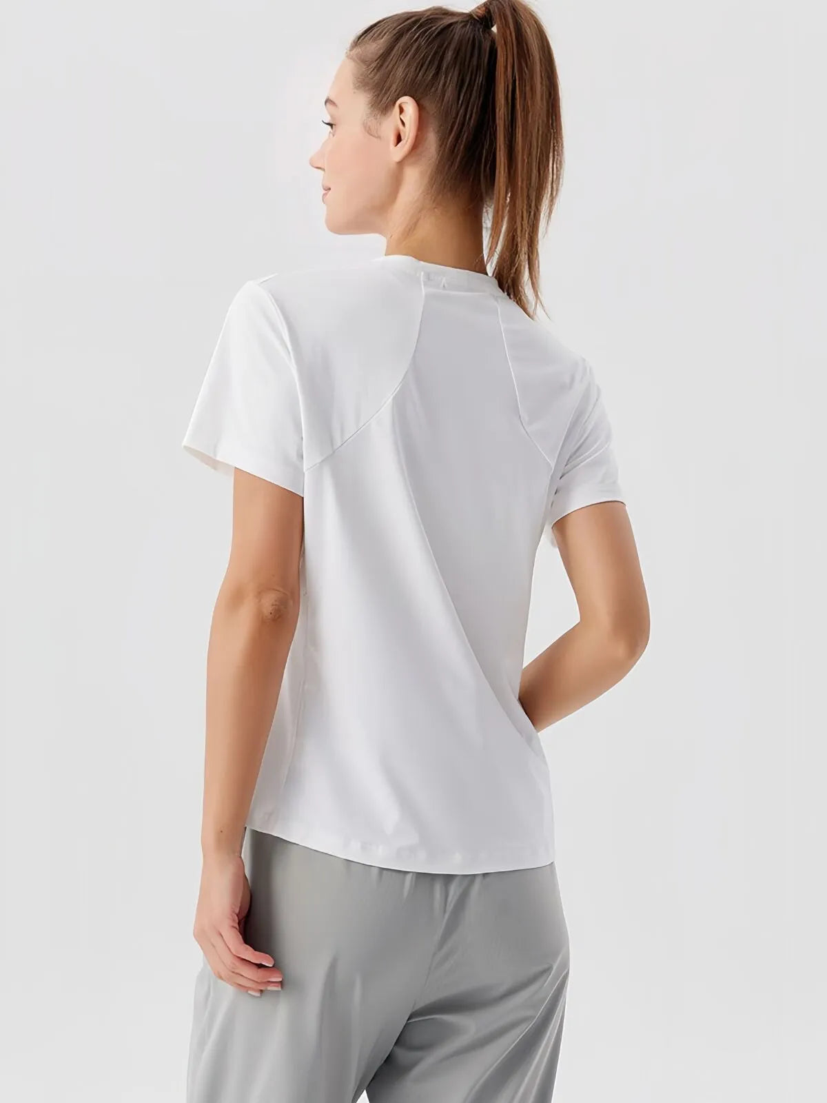 Quick Dry Sports T-shirt Lightweight Athletic Yoga Top