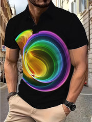 Rainbow Lapel Polo