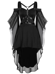 Halloween Gothic Vintage Female Clothing Sexy Bodycon Dresses