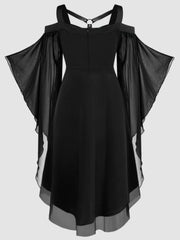 Halloween Gothic Vintage Female Clothing Sexy Bodycon Dresses