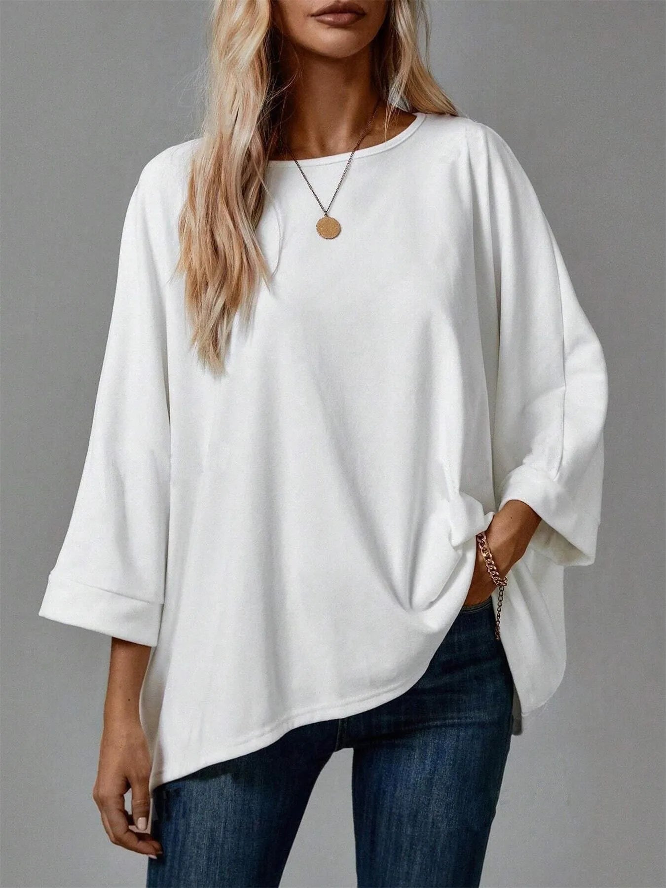 Round Neck Loose T-shirt