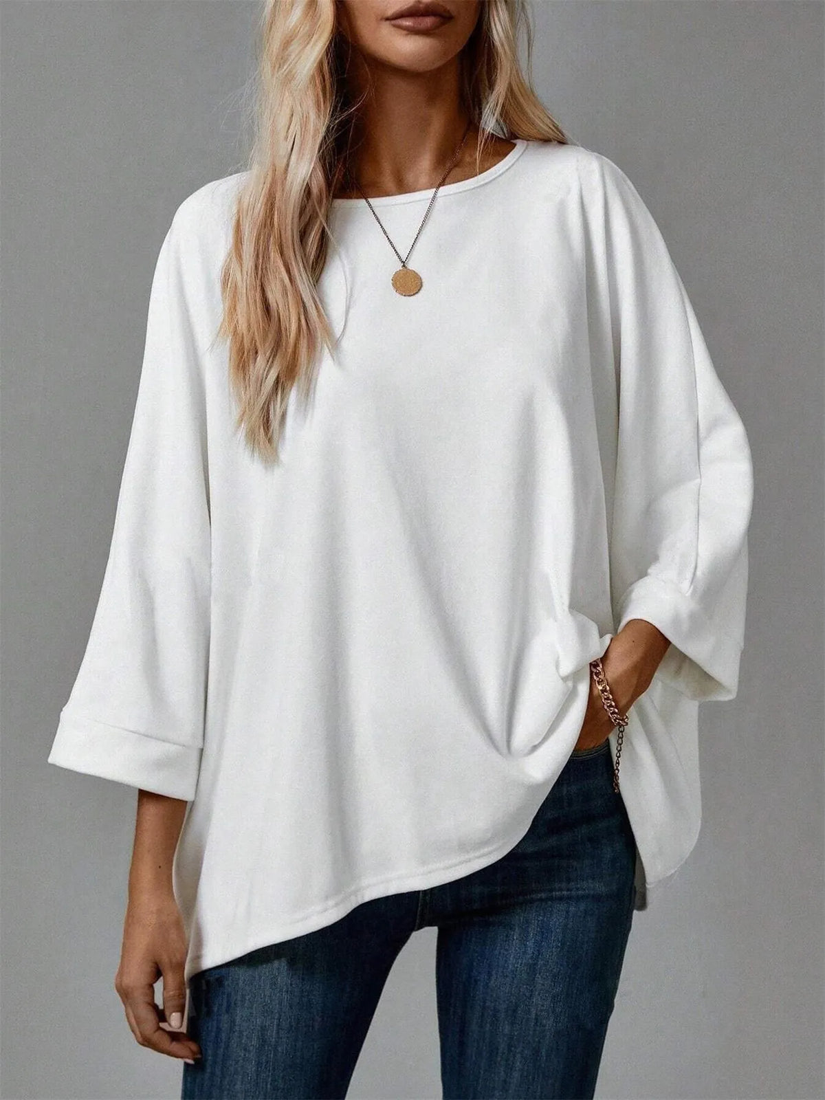 Round Neck Loose T-shirt