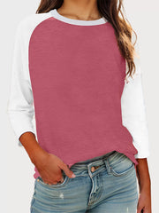 Round Neck Raglan T-shirt