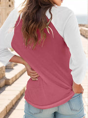 Round Neck Raglan T-shirt