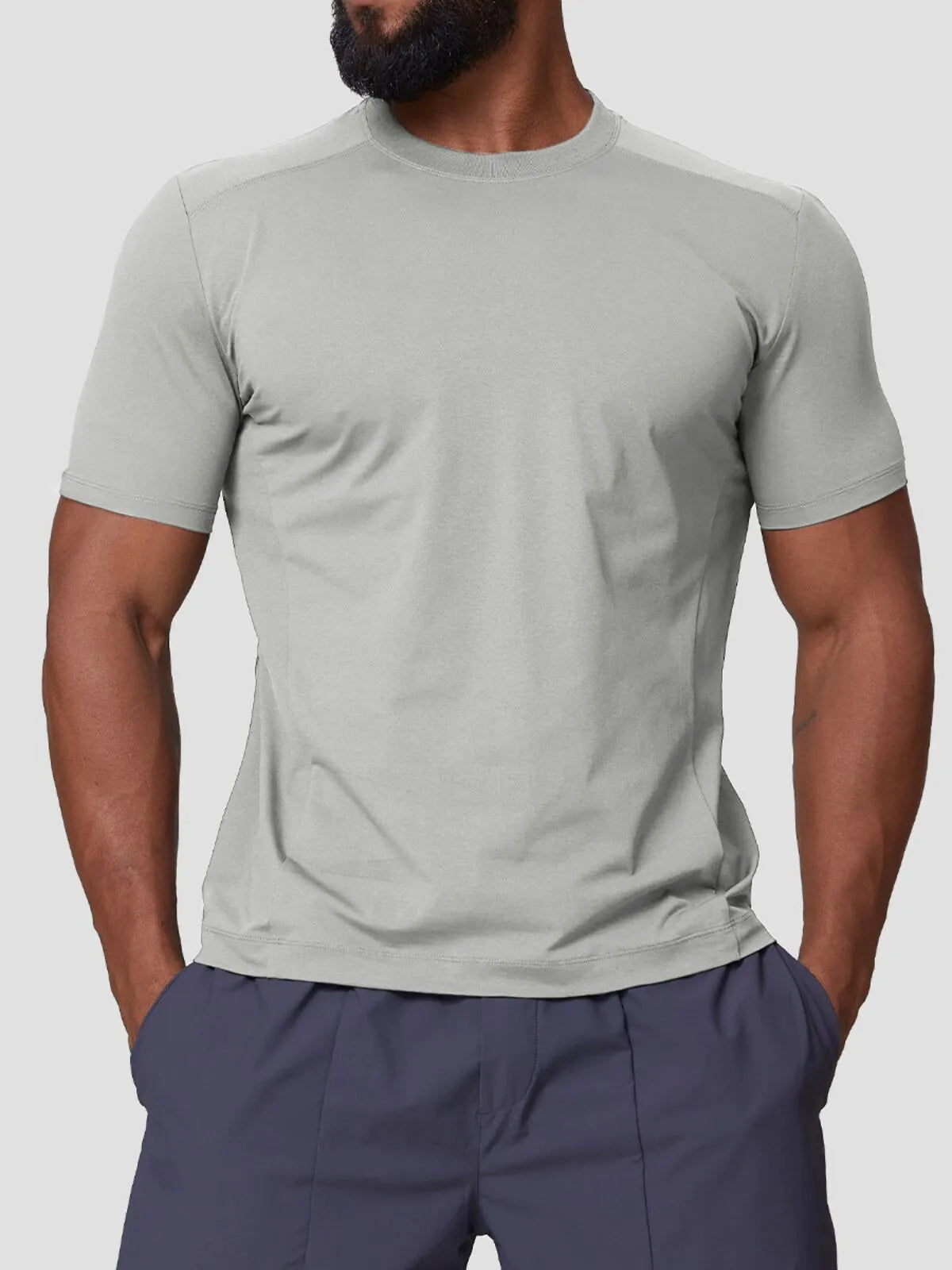 Round Neck Soft Breathable T-shirt