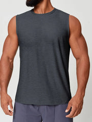 Round Neck Sleeveless Athletic Tank