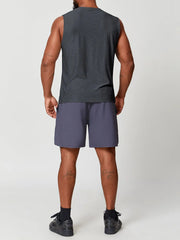Round Neck Sleeveless Athletic Tank