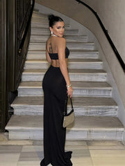 Sexy Split Slim Elegant Party Floor-Length Skirt 