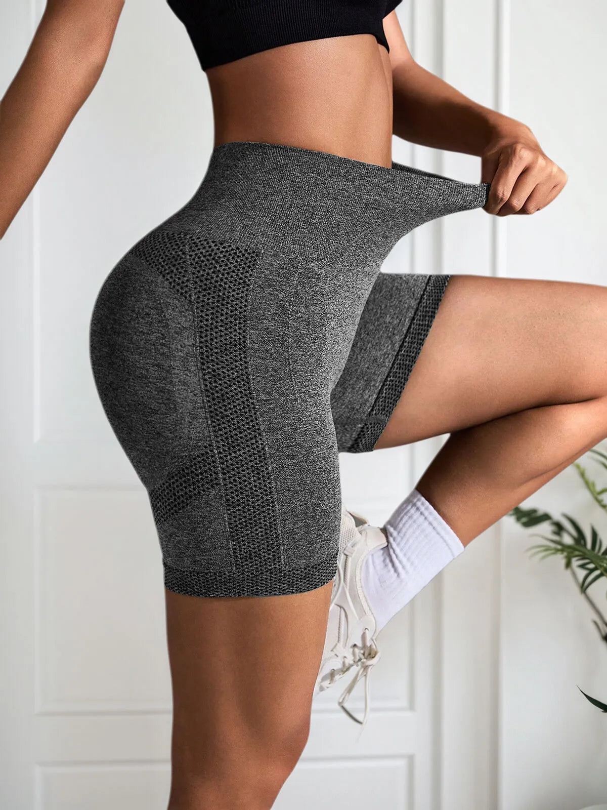 Simple Daily Sport Short Leggings For Sweat Gym Bike