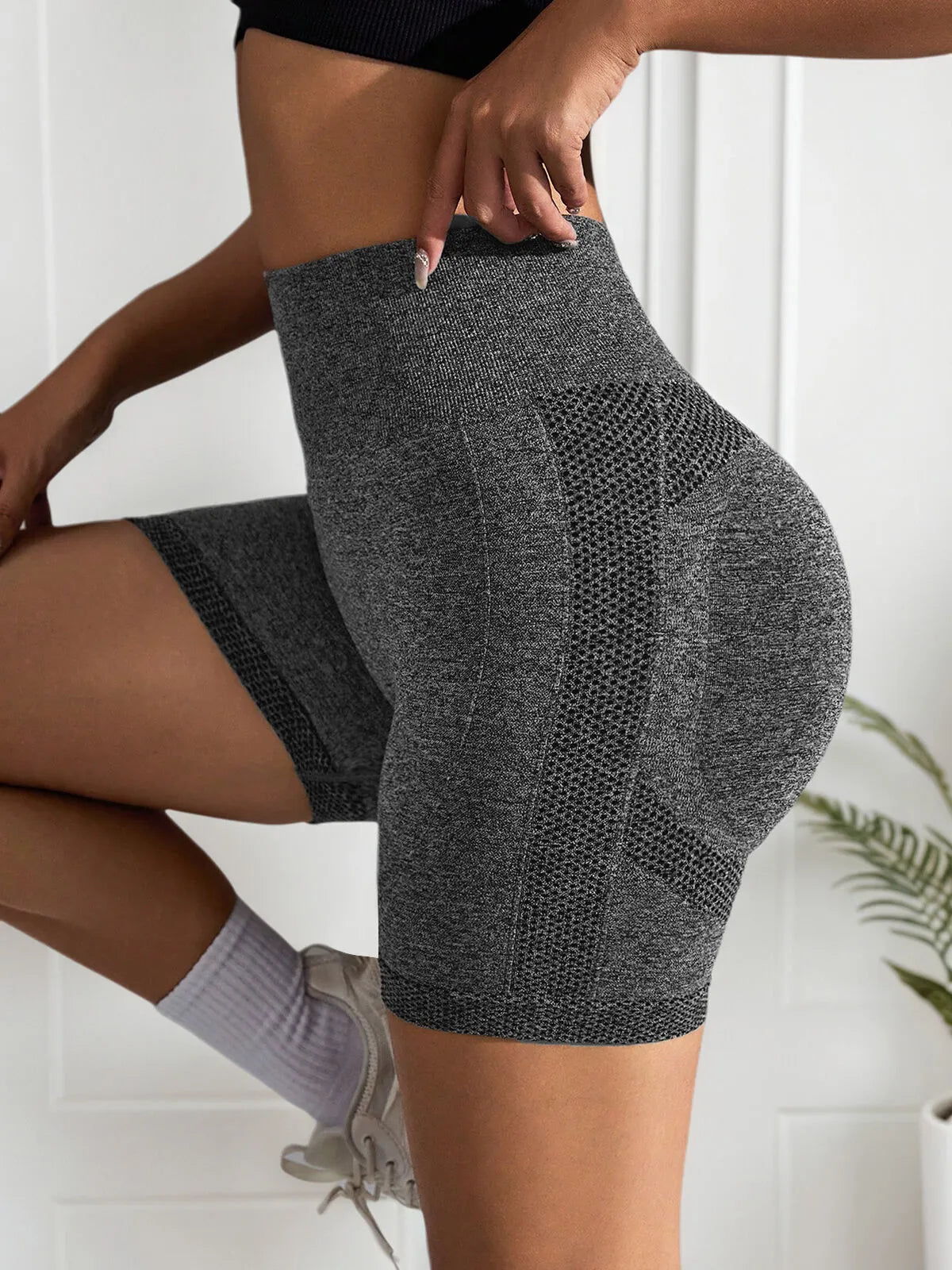Simple Daily Sport Short Leggings For Sweat Gym Bike