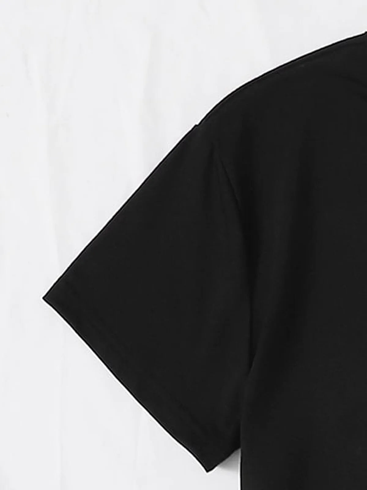 Skeleton Heart Print Round Neck T-shirt