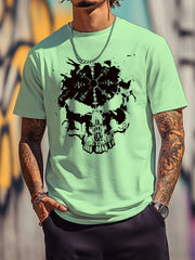 Skeleton Print Casual Regular T-shirt