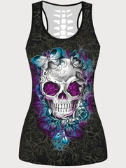 Skeleton Scoop Bodycon Dress