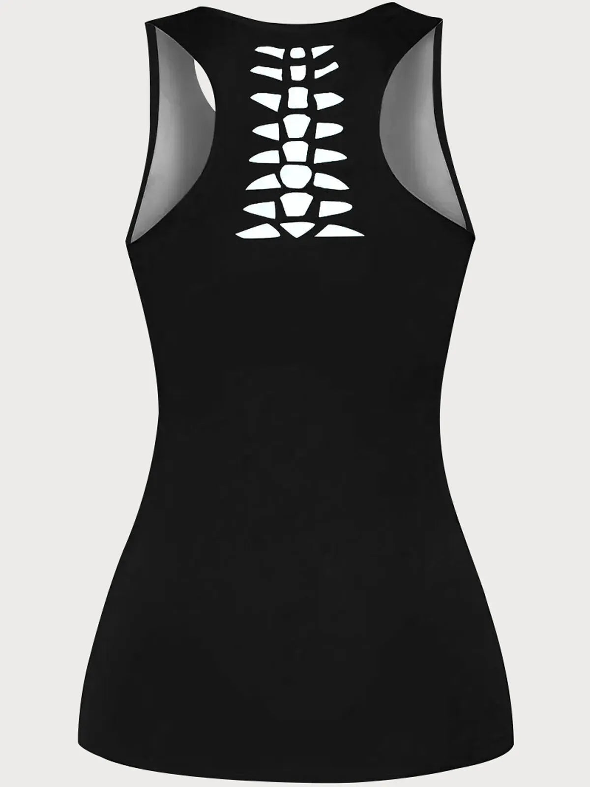 Skeleton Scoop Bodycon Dress