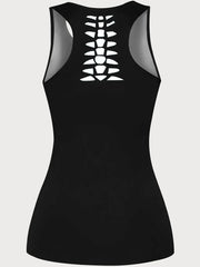 Skeleton Scoop Bodycon Dress