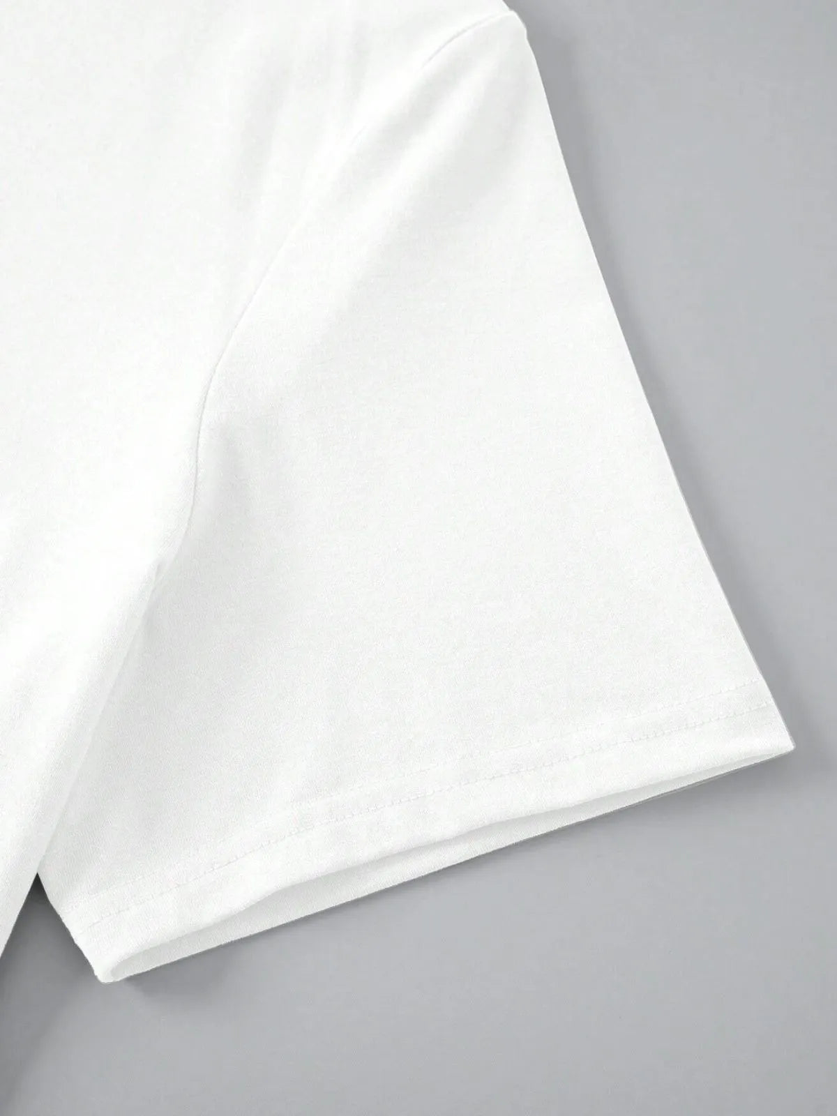 Smoke Figure Print Casual T-shirt