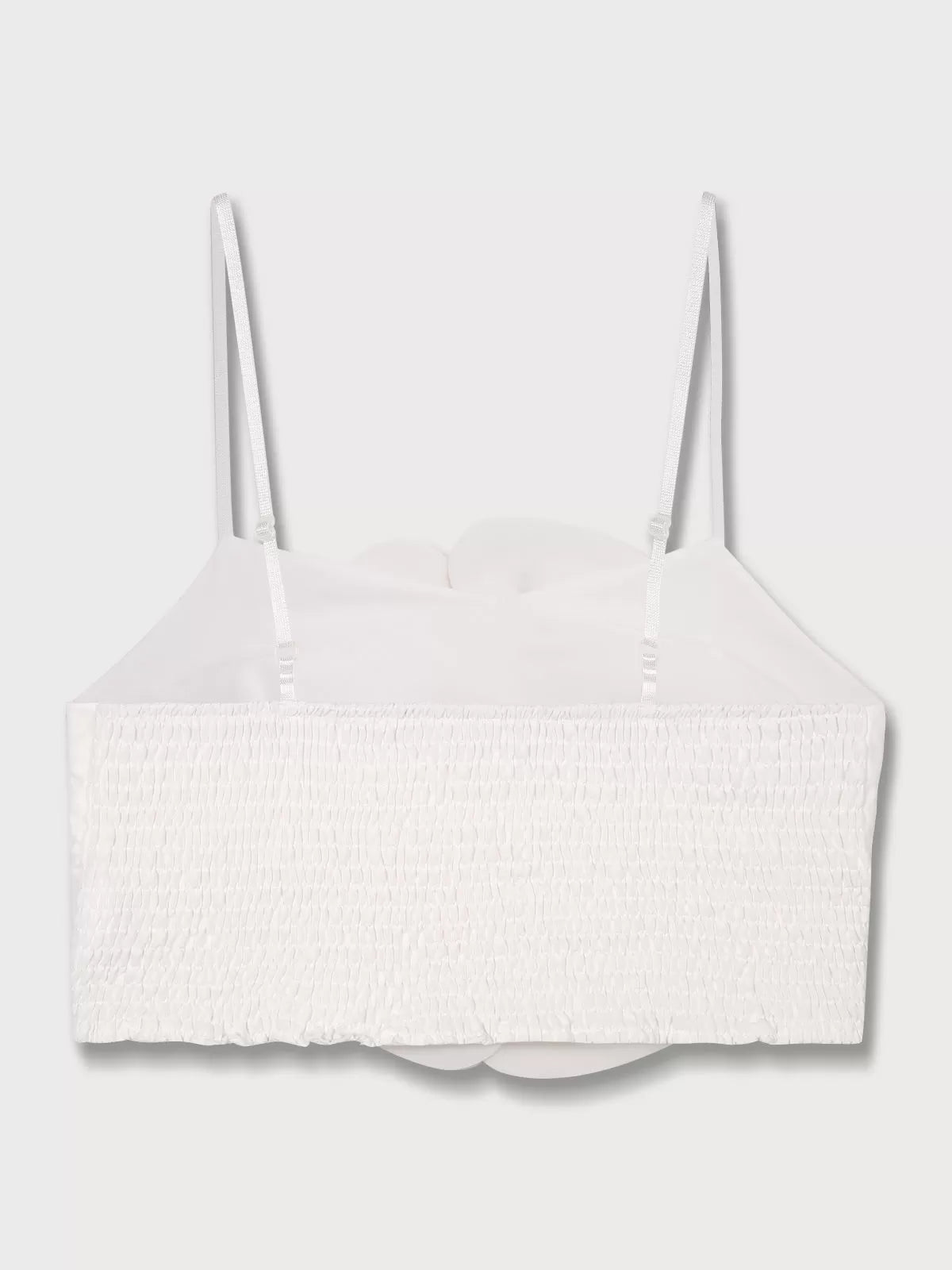 Solid 3D Flower Spaghetti Strap Cami
