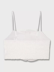 Solid 3D Flower Spaghetti Strap Cami