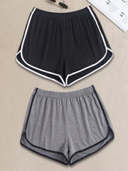 2-Pack Solid Pajama Shorts