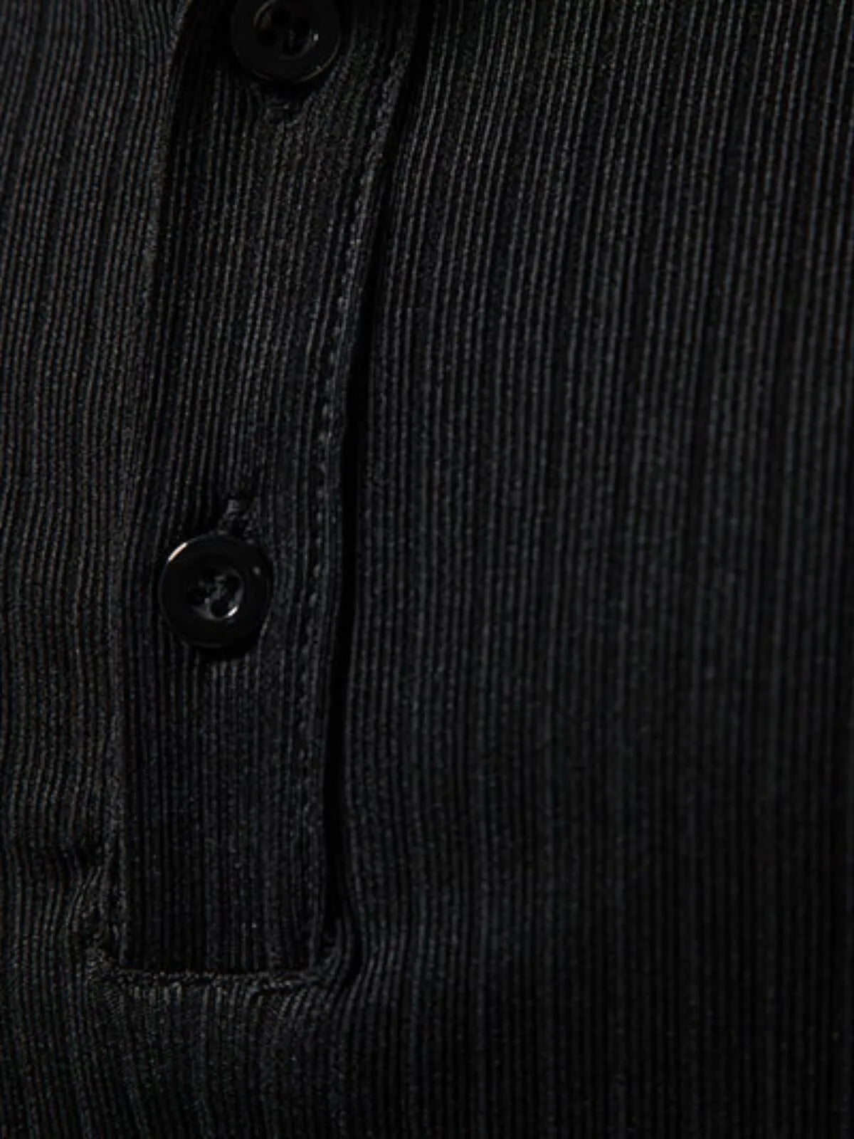 Solid Casual Round Neck Henley T-shirt