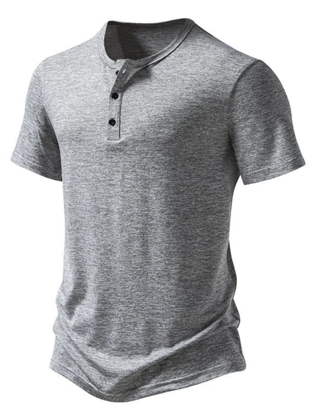 Solid Round Neck Regular T-shirt