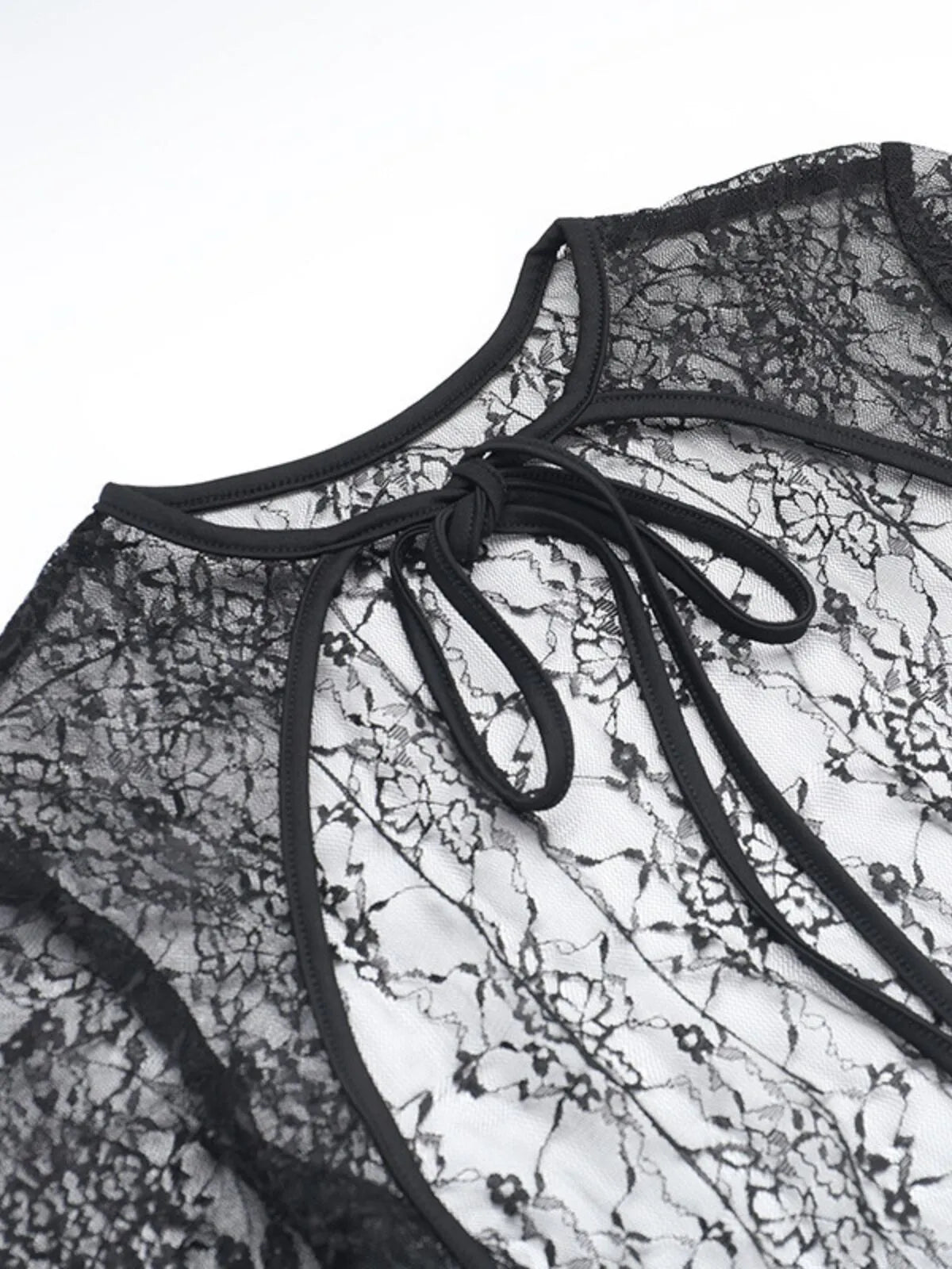 Solid Dark Style Halloween Slim Sexy Lace Spaghetti Strap A-line Dress