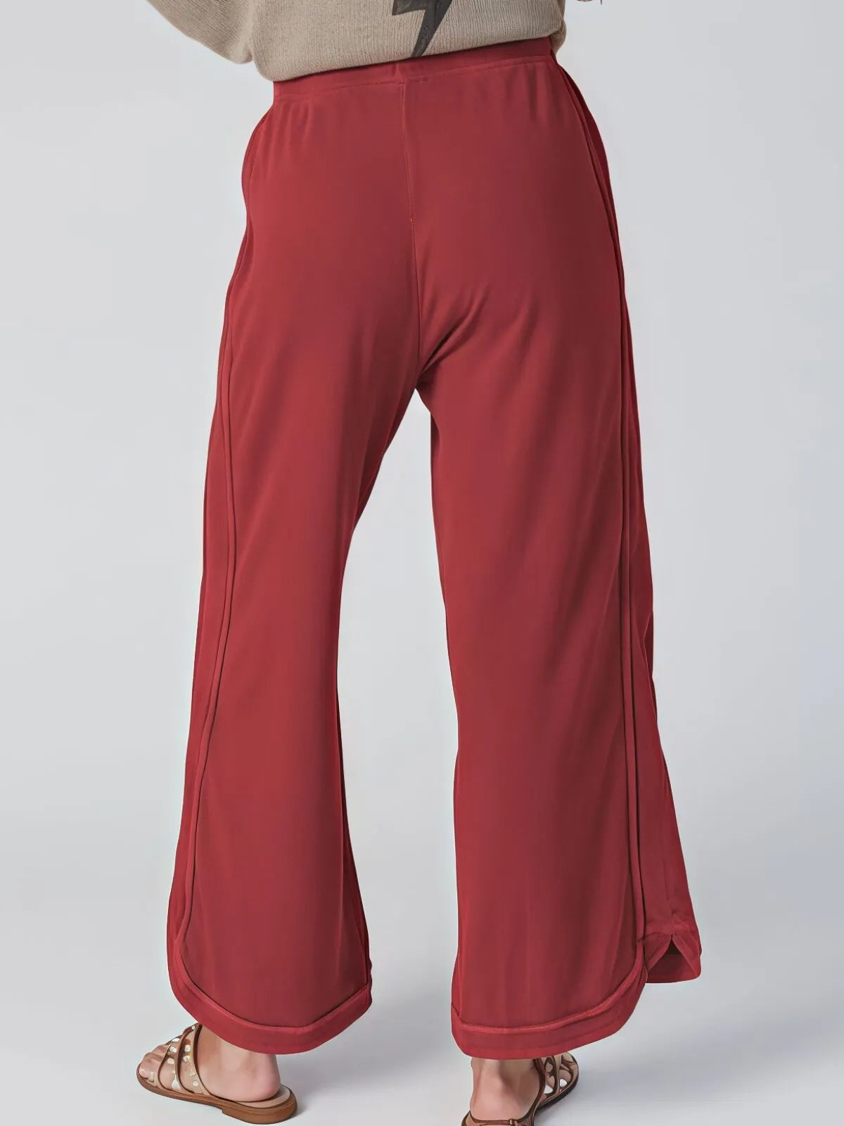 Vintage High Waist Baggy Washed Drawstring Palazzo Pants
