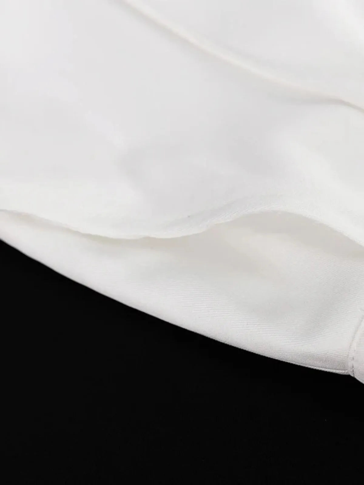 Solid Color Elegant Autumn/Spring Old Money Style Thick fashion H-shaped Commuting Hidden Center Back Skirt