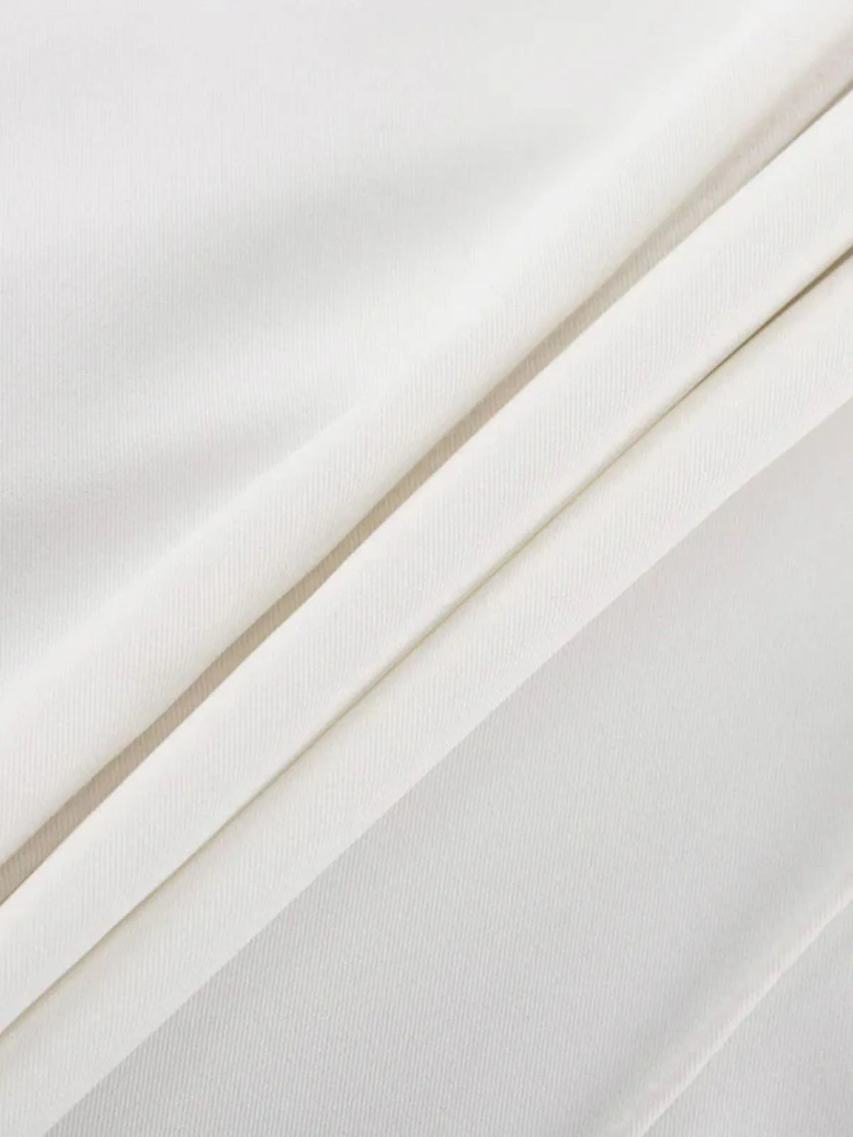 Solid Color Elegant Autumn/Spring Old Money Style Thick fashion H-shaped Commuting Hidden Center Back Skirt