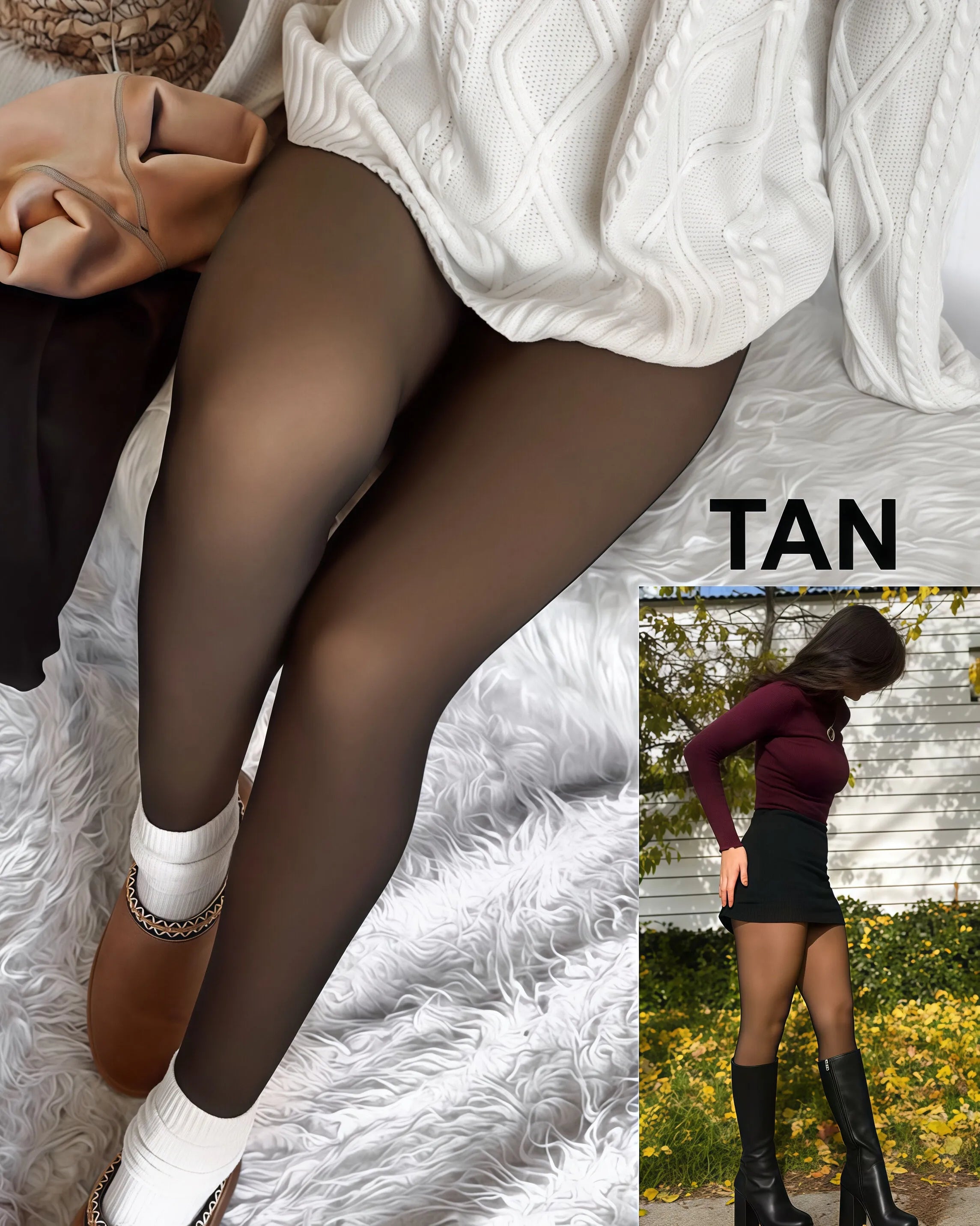 Solid Magic Fleece Lined High Rise Skinny Pants
