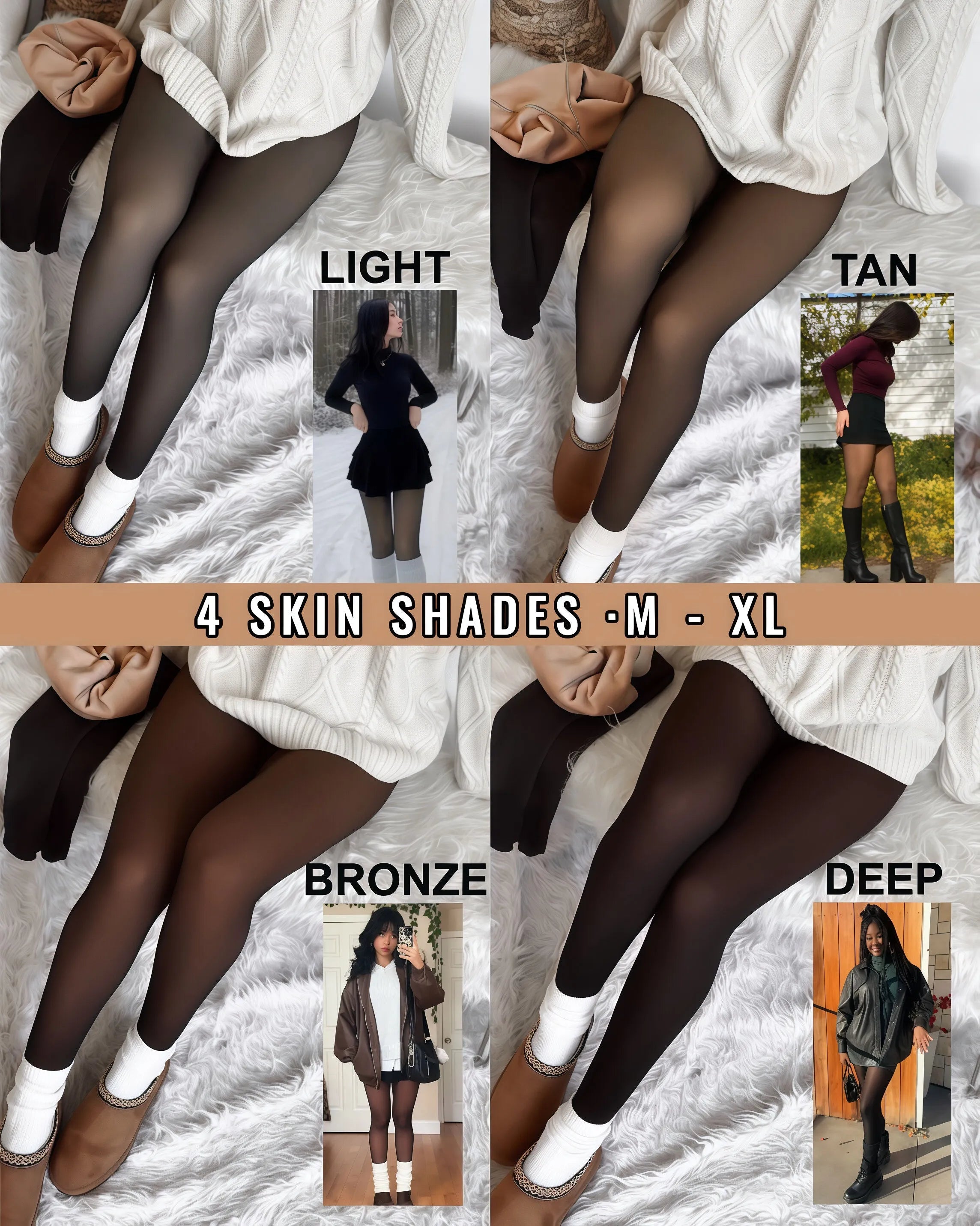 Solid Magic Fleece Lined High Rise Skinny Pants