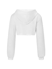 Solid Hooded Long Sleeve Coat