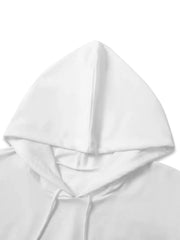 Solid Hooded Long Sleeve Coat