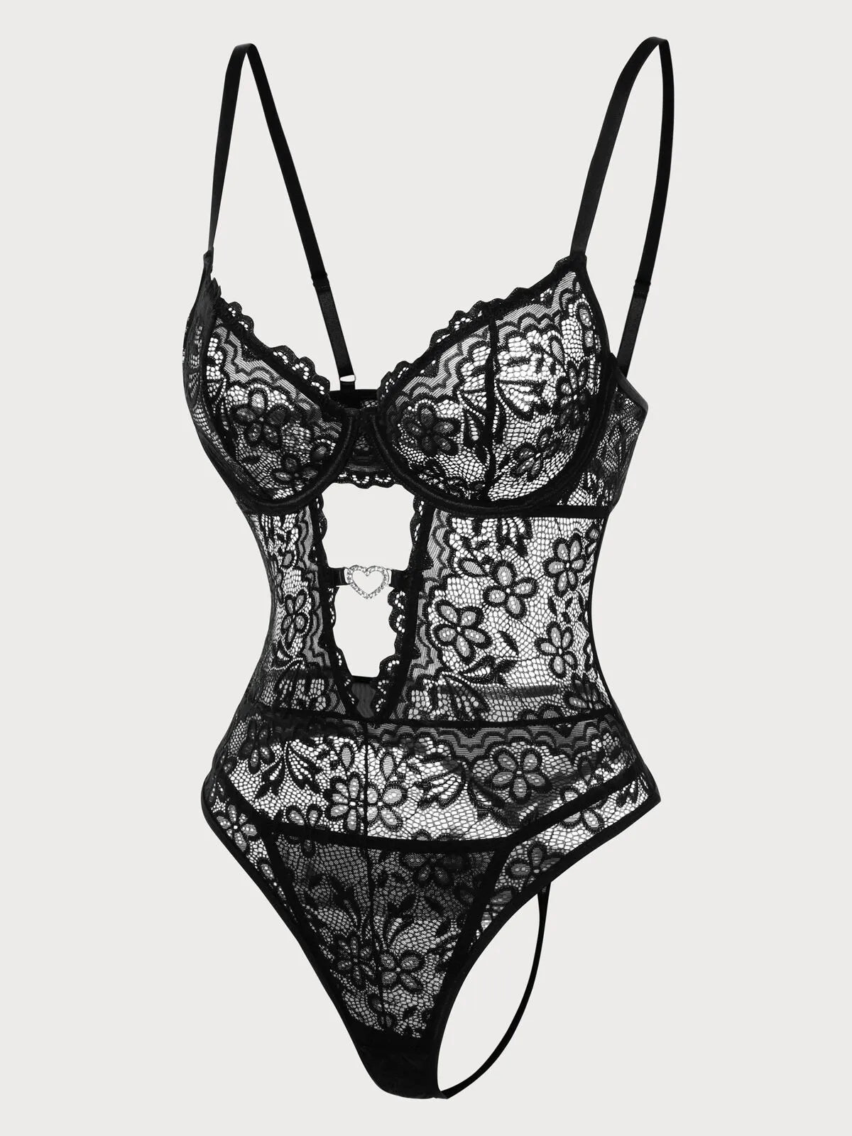 2pcs Set Solid Lace Sexy Lingerie Set