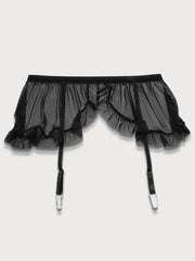 2pcs Set Solid Lace Sexy Lingerie Set