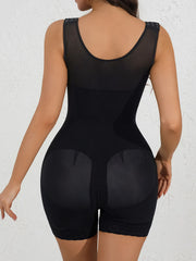 Solid Lace Tummy Control Full Butt Lifter High Rise Shape Wear Bodysuits