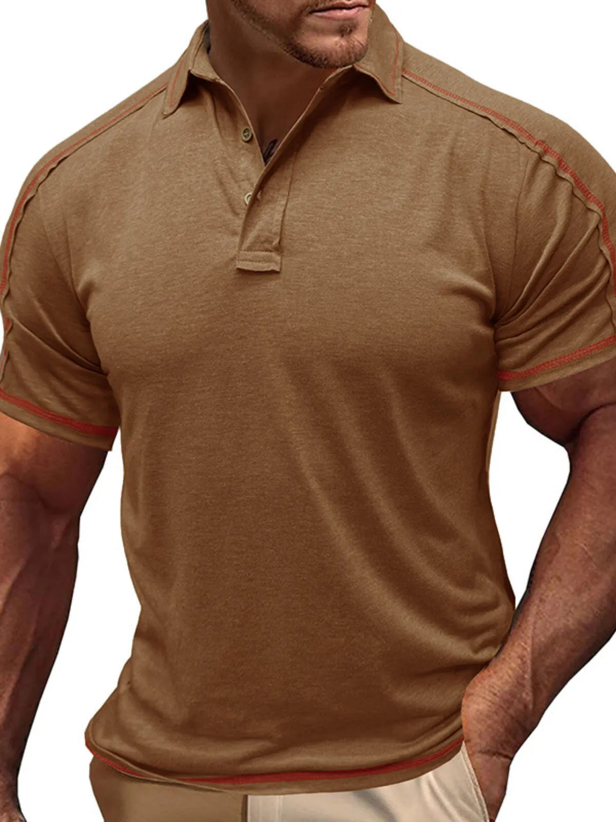 Solid Lapel Regular Polo
