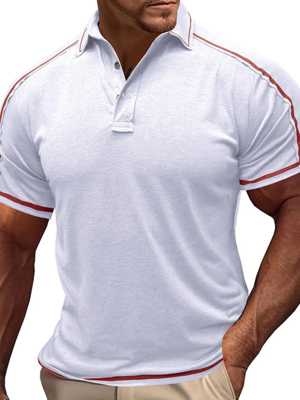 Solid Lapel Regular Polo